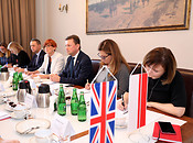 Spotkanie z minister spraw wewnętrznych Wielkiej Brytanii