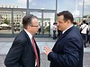 Minister Jacek Męcina w rozmowie z Frankiem-Jurgenem  Weise, szefem niemieckiej Federalnej Agencji ds. Pracy