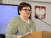 Wiceminister Bojanowska na konferencji poświęconej polityce senioralnej w Sejmie/Fot. Rafał Zambrzycki 