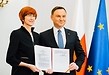 Prezydent podpisał ustawę o „Rodzina 500 plus”/ Fot. Eliza Radzikowska-Białobrzewska, KPRP