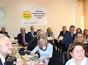 Konferencja w Śląskiej Wojewódzkiej Komendzie OHP w Katowicach