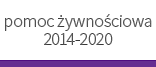 Pomoc Zywnosciowa 2014-2020